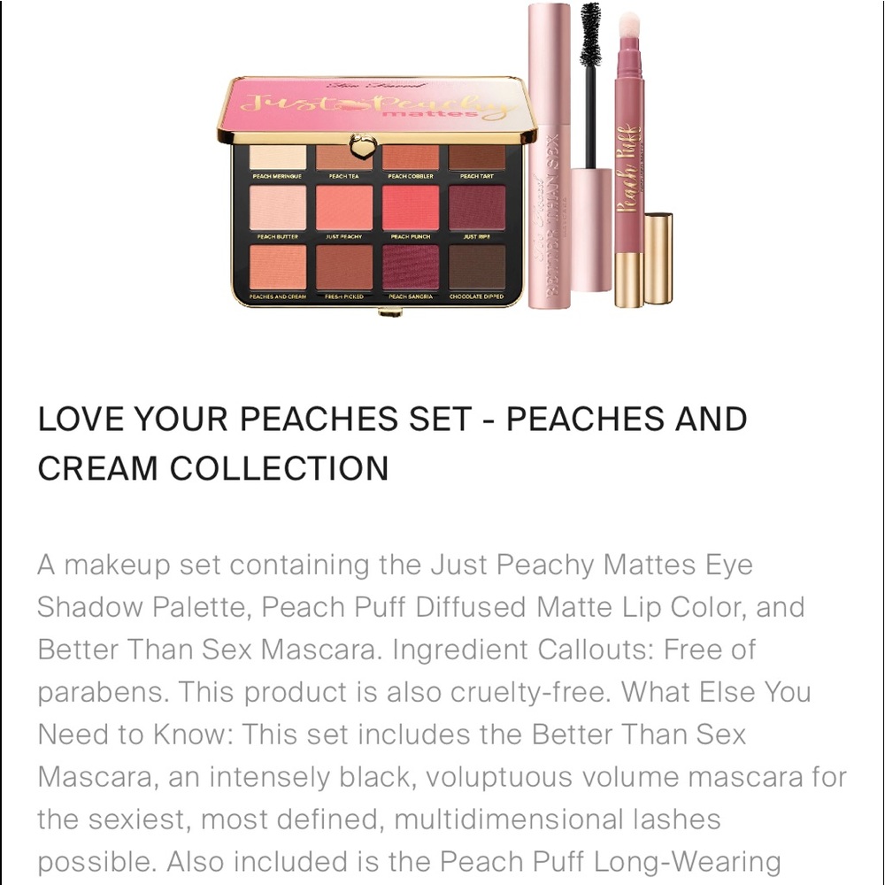 Too Faced Love Your Peaches - Picture 3 of 4